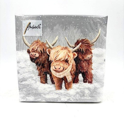 Servietten - Hochlandrind