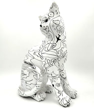 Laden Sie das Bild in den Galerie-Viewer, Deko Katze "Modern Art"
