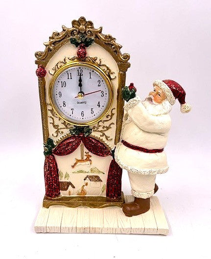 Weihnachtsmann mit Uhr