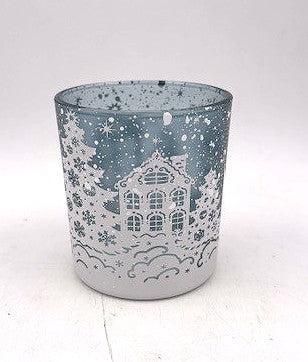 Tischlicht mit Winterlandschaft